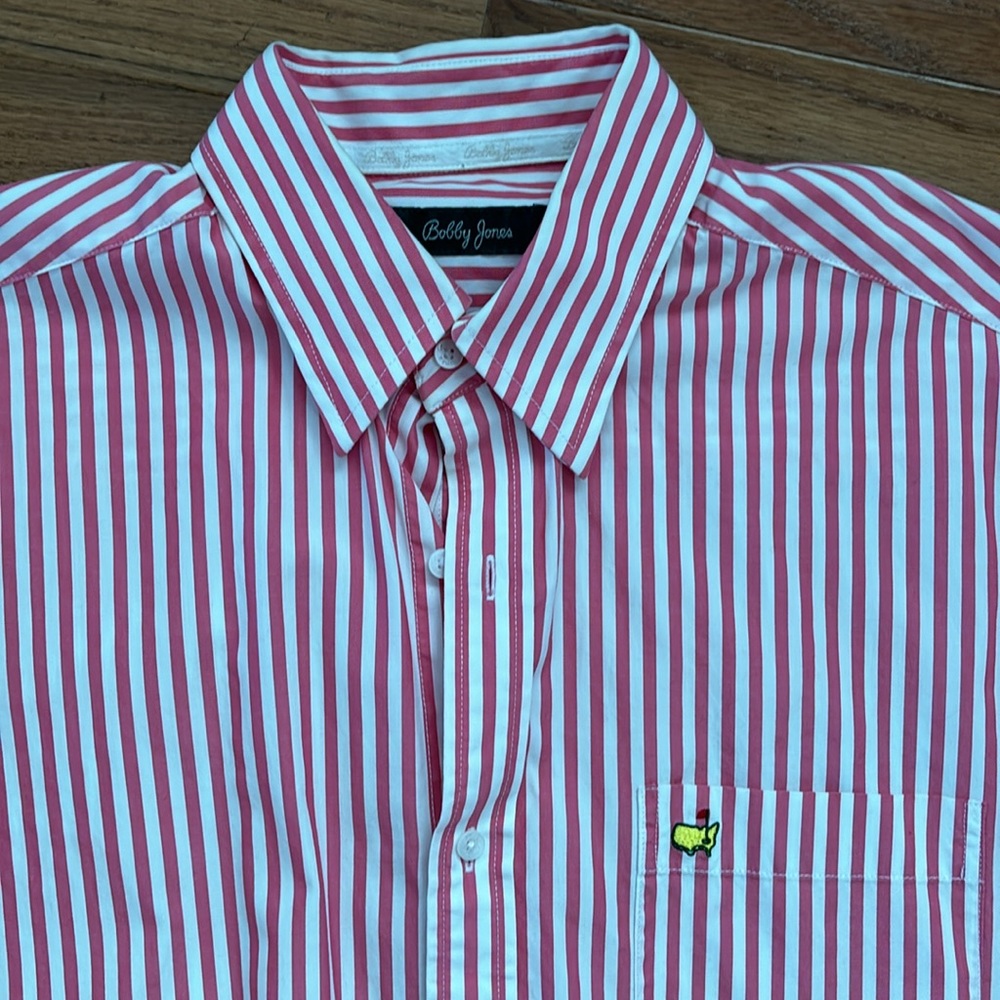 Bobby Jones Masters Button Down Euc - image 1